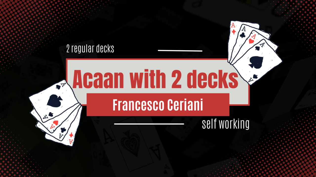 ACAAN with 2 decks by Francesco Ceriani (Instant Download) - Click Image to Close